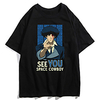 Inspired by Cowboy Bebop Cosplay Anime Cartoon Polyester / Cotton Blend Print Harajuku Graphic Kawaii T-shirt For Women