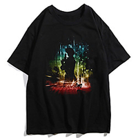 Inspired by Cowboy Bebop Cosplay Anime Cartoon Polyester / Cotton Blend Print Harajuku Graphic Kawaii T-shirt For Women