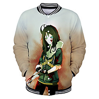 Inspired by Creepypasta Jeff Anime Cartoon Polyster Anime 3D Harajuku Graphic Outerwear For Men