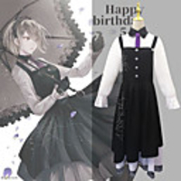Inspired by Dangan Ronpa Toujou Kirumi Anime Cosplay Costumes Japanese Cosplay Suits 1 Hair Jewelry Shirt Dress For Men