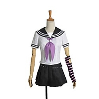 Inspired by Danganronpa Celestia Ludenbeck Anime Cosplay Costumes Japanese Cosplay Suits Other Short Sleeve Top Skirt More Accessories For Girls