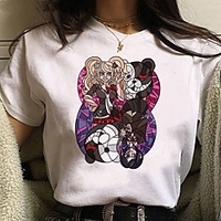 Inspired by Danganronpa V3 Cosplay Anime Cartoon Polyester / Cotton Blend Print Harajuku Graphic Kawaii T-shirt For Women