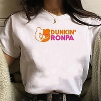 Inspired by Danganronpa V3 Cosplay Anime Cartoon Polyester / Cotton Blend Print Harajuku Graphic Kawaii T-shirt For Women
