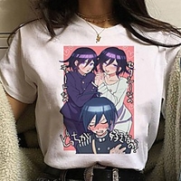 Inspired by Danganronpa V3 Cosplay Anime Cartoon Polyester / Cotton Blend Print Harajuku Graphic Kawaii T-shirt For Women