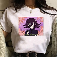 Inspired by Danganronpa V3 Cosplay Anime Cartoon Polyester / Cotton Blend Print Harajuku Graphic Kawaii T-shirt For Women