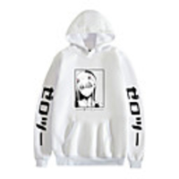 Inspired by Darling in the Franxx Zero Two Cosplay Costume Hoodie Polyester / Cotton Blend Graphic Printing Hoodie For Men