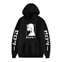 Inspired by Darling in the Franxx Zero Two Cosplay Costume Hoodie Polyester / Cotton Blend Graphic Printing Hoodie For Men