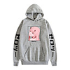Inspired by Darling in the Franxx Zero Two Cosplay Costume Hoodie Polyester / Cotton Blend Graphic Printing Hoodie For Men
