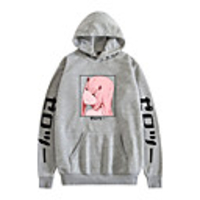 Inspired by Darling in the Franxx Zero Two Cosplay Costume Hoodie Polyester / Cotton Blend Graphic Printing Hoodie For Men