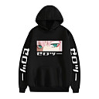 Inspired by Darling in the Franxx Zero Two Cosplay Costume Hoodie Polyester / Cotton Blend Graphic Printing Hoodie For Men