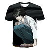 Inspired by Death Note Cosplay Anime Cartoon 100% Polyester 3D Harajuku Graphic Kawaii T-shirt For Women