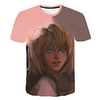 Inspired by Death Note Cosplay Anime Cartoon 100% Polyester 3D Harajuku Graphic Kawaii T-shirt For Women