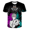 Inspired by Death Note Cosplay Anime Cartoon 100% Polyester 3D Harajuku Graphic Kawaii T-shirt For Women