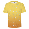 Inspired by Demon Slayer Agatsuma Zenitsu Cosplay Costume T-shirt Terylene Geometic Printing T-shirt For Women
