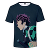 Inspired by Demon Slayer Agatsuma Zenitsu Cosplay Costume T-shirt Terylene Graphic Printing T-shirt For Women