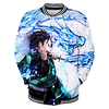 Inspired by Demon Slayer Anime Cartoon Polyster Anime 3D Harajuku Graphic Outerwear For Men