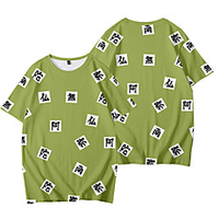 Inspired by Demon Slayer Cosplay Anime Cartoon 100% Polyester 3D Harajuku Graphic Kawaii T-shirt For Women