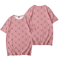 Inspired by Demon Slayer Cosplay Anime Cartoon 100% Polyester 3D Harajuku Graphic Kawaii T-shirt For Women