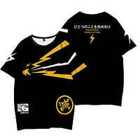 Inspired by Demon Slayer Cosplay Anime Cartoon 100% Polyester 3D Harajuku Graphic Kawaii T-shirt For Women