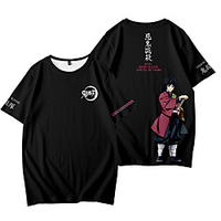 Inspired by Demon Slayer Cosplay Anime Cartoon 100% Polyester 3D Harajuku Graphic Kawaii T-shirt For Women