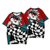 Inspired by Demon Slayer Cosplay Anime Cartoon 100% Polyester 3D Harajuku Graphic Kawaii T-shirt For Women