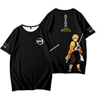 Inspired by Demon Slayer Cosplay Anime Cartoon 100% Polyester 3D Harajuku Graphic Kawaii T-shirt For Women