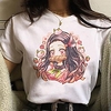 Inspired by Demon Slayer Cosplay Anime Cartoon Polyester / Cotton Blend Print Harajuku Graphic Kawaii T-shirt For Women