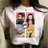 Inspired by Demon Slayer Cosplay Anime Cartoon Polyester / Cotton Blend Print Harajuku Graphic Kawaii T-shirt For Women