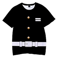 Inspired by Demon Slayer Cosplay Cosplay Costume T-shirt Terylene Graphic Printing T-shirt For Women