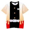 Inspired by Demon Slayer Cosplay Cosplay Costume T-shirt Terylene Graphic Printing T-shirt For Women