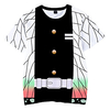 Inspired by Demon Slayer Cosplay Cosplay Costume T-shirt Terylene Graphic Printing T-shirt For Women