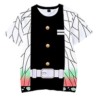 Inspired by Demon Slayer Cosplay Cosplay Costume T-shirt Terylene Graphic Printing T-shirt For Women