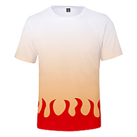 Inspired by Demon Slayer Cosplay Cosplay Costume T-shirt Terylene Graphic Printing T-shirt For Women