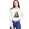 Inspired by Demon Slayer Kamado Nezuko Cosplay Costume Crop Top Hoodie Polyester / Cotton Blend Graphic Printing Cat Ear Crop Top For Men