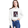 Inspired by Demon Slayer Kamado Nezuko Cosplay Costume Crop Top Hoodie Polyester / Cotton Blend Graphic Printing Cat Ear Crop Top For Men