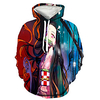Inspired by Demon Slayer Kamado Nezuko Hoodie Anime 100% Polyester Anime 3D Harajuku Graphic Outerwear For Men