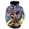 Inspired by Demon Slayer Kamado Nezuko Kamado Tanjirou Cosplay Costume Hoodie Polyester / Cotton Blend 3D Printing Hoodie For Men
