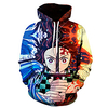 Inspired by Demon Slayer Kamado Tanjirou Cosplay Costume Hoodie Polyester / Cotton Blend 3D Printing Hoodie For Men