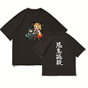 Inspired by Demon Slayer Kamado Tanjirou Cosplay Costume T-shirt Terylene Graphic Prints Printing T-shirt For Women
