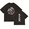 Inspired by Demon Slayer Kamado Tanjirou Cosplay Costume T-shirt Terylene Graphic Prints Printing T-shirt For Women