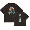 Inspired by Demon Slayer Kamado Tanjirou Cosplay Costume T-shirt Terylene Graphic Prints Printing T-shirt For Women