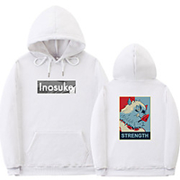 Inspired by Demon Slayer: Kimetsu no Yaiba Hoodie Anime 100% Polyester Anime Harajuku Graphic Kawaii Hoodie For Unisex / Couple
