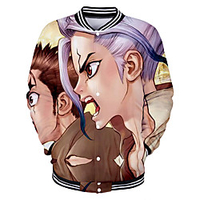 Inspired by Demon Slayer Shinazugawa Sanemi Anime Cartoon Polyster Anime 3D Harajuku Graphic Outerwear For Men