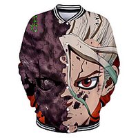 Inspired by Demon Slayer Tomioka Giyuu Anime Cartoon Polyster Anime 3D Harajuku Graphic Outerwear For Men