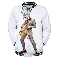 Inspired by Demon Slayer Tomioka Giyuu Anime Cartoon Polyster Anime 3D Harajuku Graphic Outerwear For Men