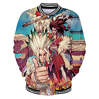 Inspired by Demon Slayer Tomioka Giyuu Anime Cartoon Polyster Anime 3D Harajuku Graphic Outerwear For Men