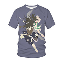 Inspired by Dororo Cosplay Anime Cartoon 100% Polyester 3D Harajuku Graphic Kawaii T-shirt For Women