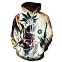 Inspired by Dragon Ball Saiyan Cosplay Costume Hoodie Terylene 3D Printing Hoodie For Men
