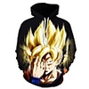 Inspired by Dragon Ball Saiyan Cosplay Costume Hoodie Terylene 3D Printing Hoodie For Men