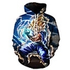 Inspired by Dragon Ball Saiyan Cosplay Costume Hoodie Terylene 3D Printing Hoodie For Men